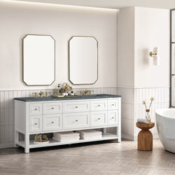 James Martin Breckenridge 72" Double Vanity w/ 3 CM Countertop