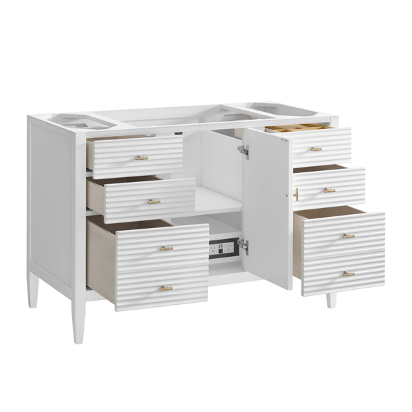 James Martin Myrrin 48" Single Vanity with 3 CM Countertop
