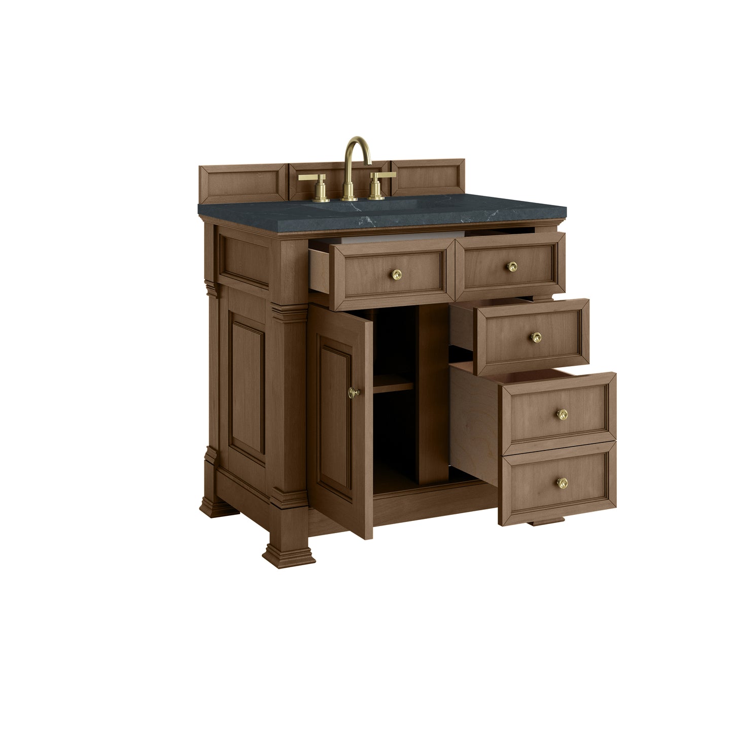 James Martin Brookfield 36" Single Vanity with 3 CM Countertop - Luxe Bathroom Vanities
