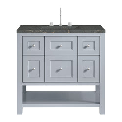 James Martin Breckenridge 36" Single Vanity w/ 3CM Countertop