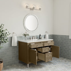 James Martin Chicago 48" Single Vanity with 3 CM Countertop