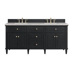 James Martin Lorelai 72" Double Vanity with 3 CM Countertop & FreePower Wireless Charger