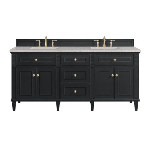 James Martin Lorelai 72" Double Vanity with 3 CM Countertop & FreePower Wireless Charger