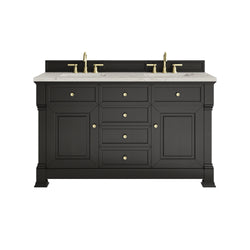James Martin Brookfield 60" Double Vanity with 3 CM Countertop & FreePower Wireless Charger