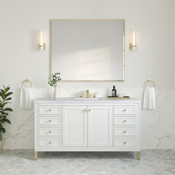 James Martin Chicago 60" Single Vanity with 3 CM Countertop