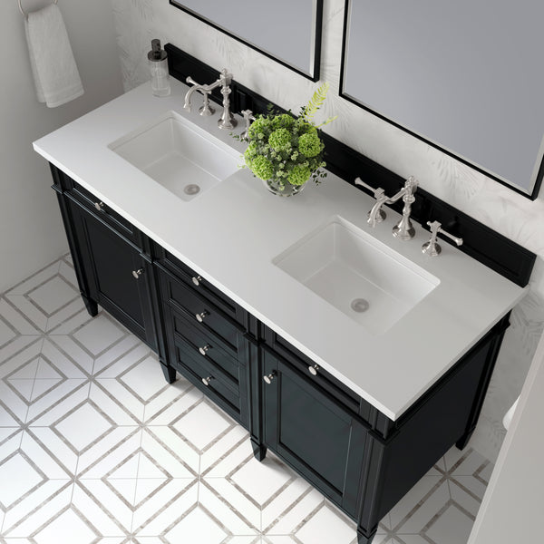 James Martin Brittany 60" Double Vanity with 3 CM Countertop