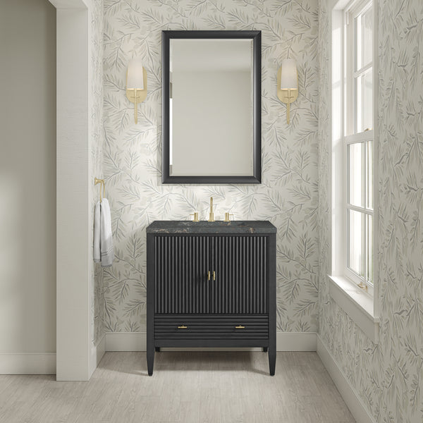 James Martin Myrrin 30" Single Vanity with 3 CM Countertop