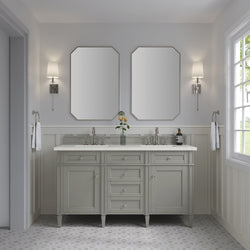 James Martin Brittany 60" Double Vanity with 3 CM Countertop