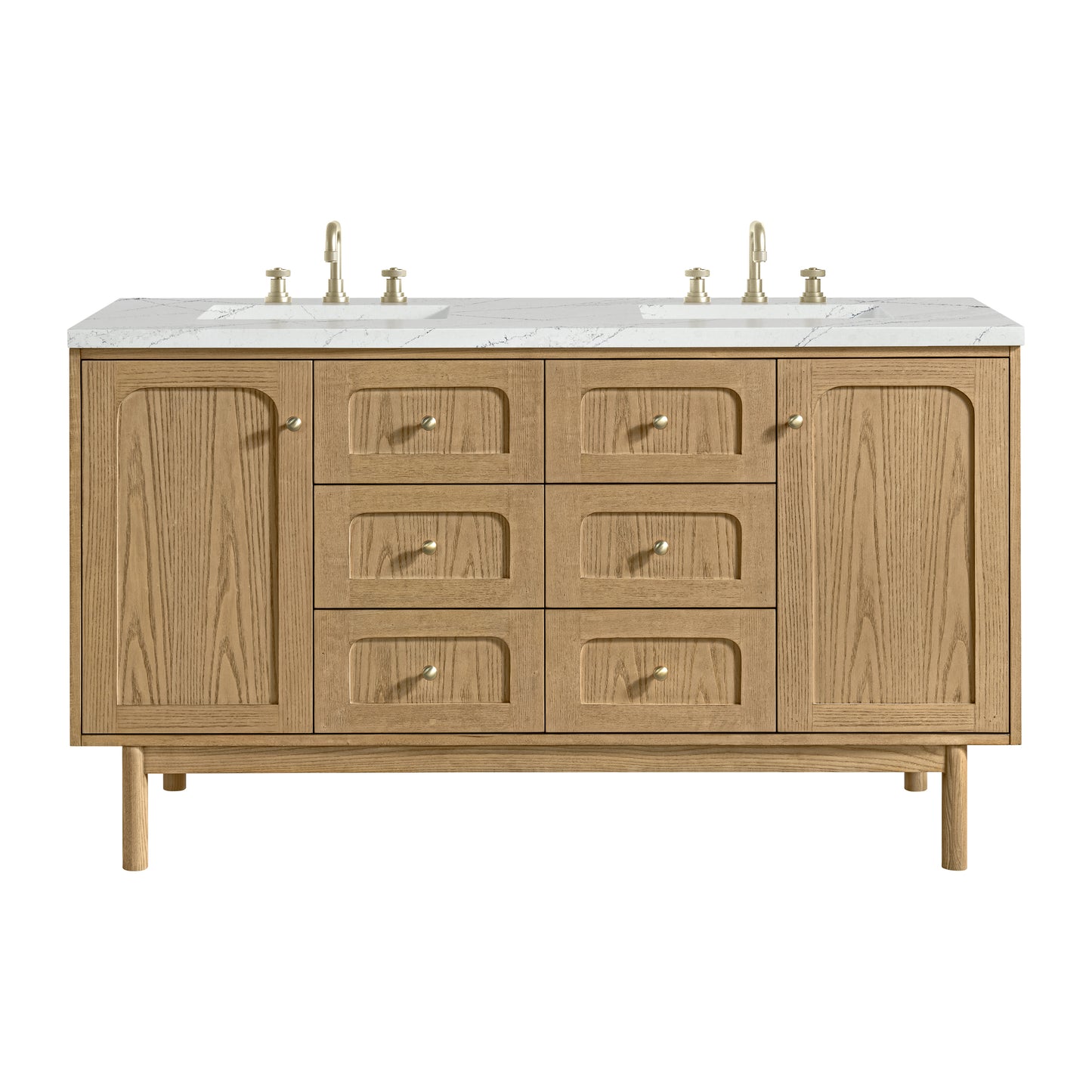 James Martin Laurent 60" Double Vanity with 3 CM Countertop