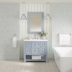 James Martin Breckenridge 36" Single Vanity w/ 3CM Countertop