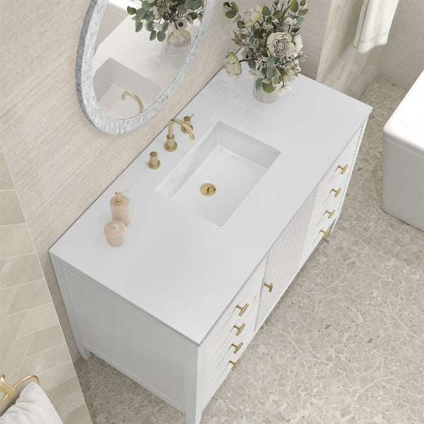 James Martin 48" Myrrin Vanity, W/ 3CM Top