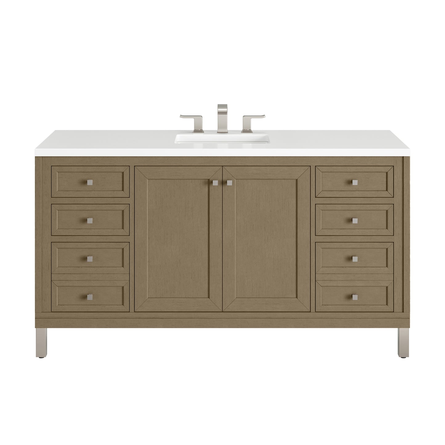 James Martin Chicago 60" Single Vanity with 3 CM Countertop
