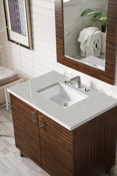 James Martin Metropolitan 36" Single Vanity with 3 CM Top - Luxe Bathroom Vanities