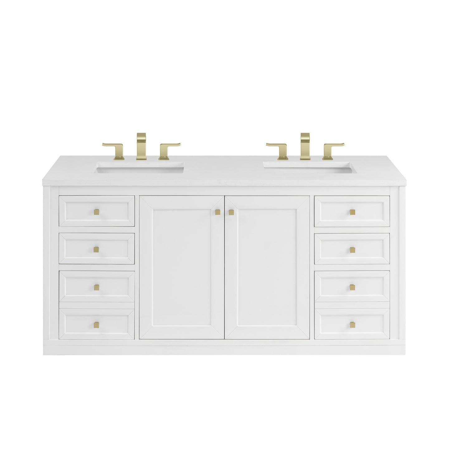 James Martin Chicago 60" Double Vanity with 3 CM Countertop