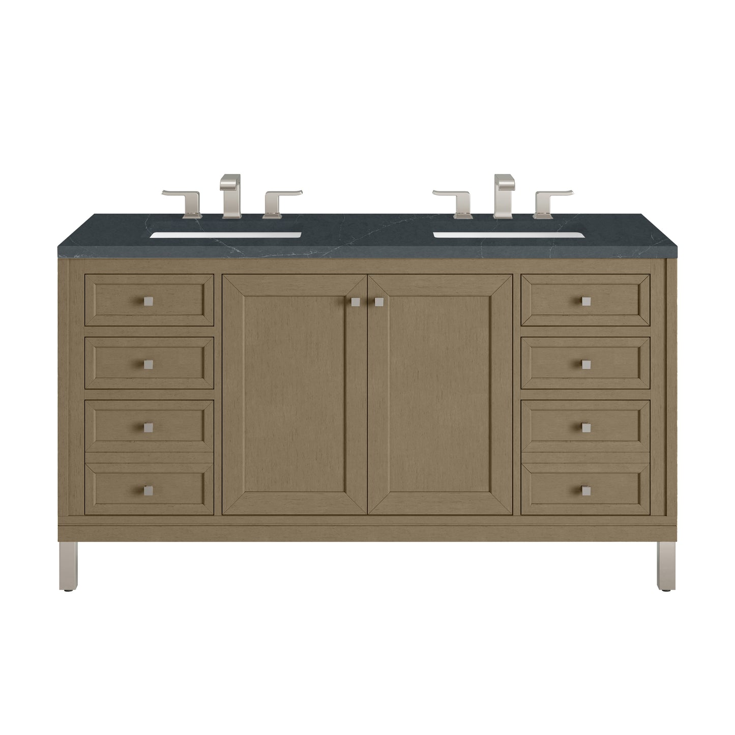 James Martin Chicago 60" Double Vanity with 3 CM Countertop