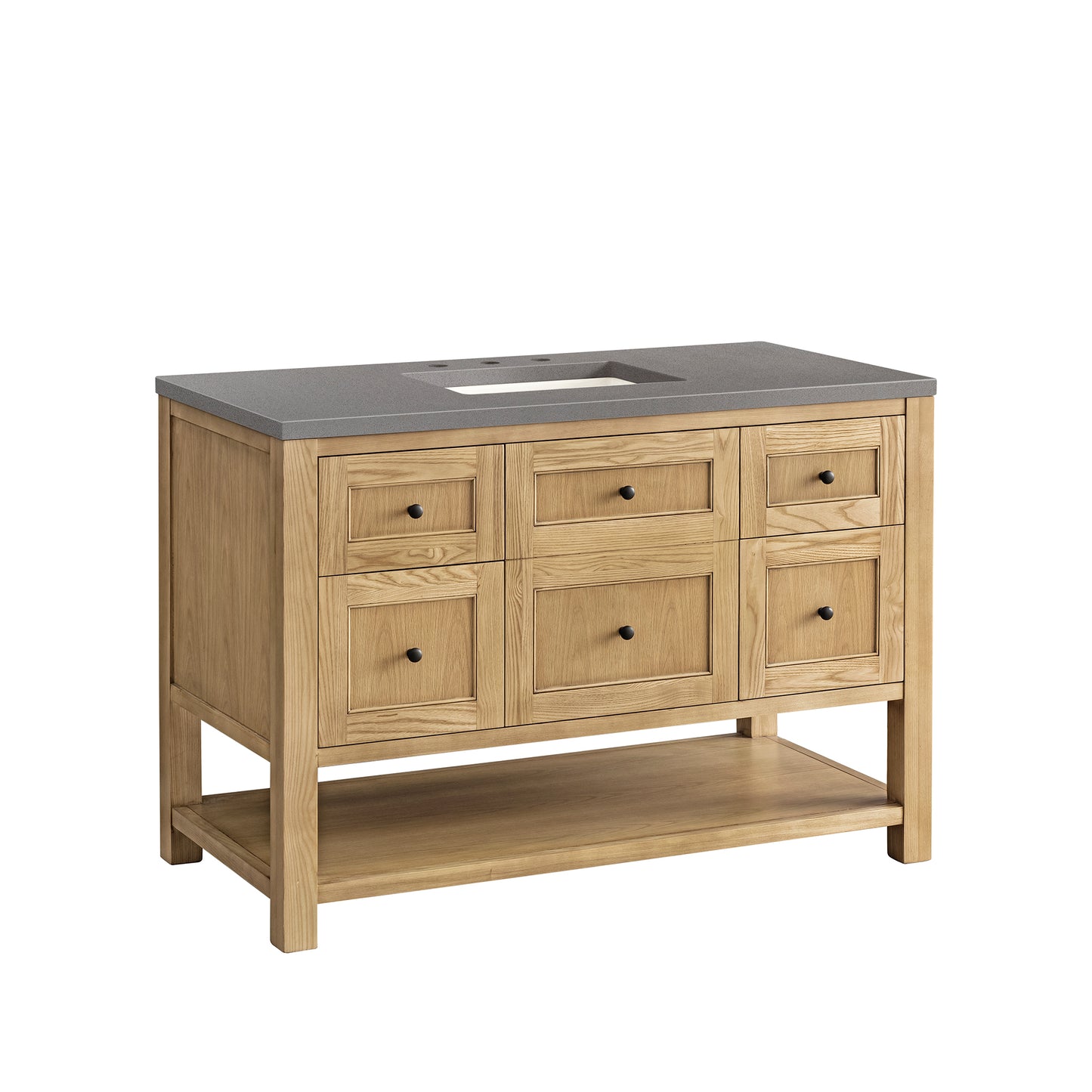 James Martin Breckenridge 48" Single Vanity, Light Natural Oak - Luxe Bathroom Vanities