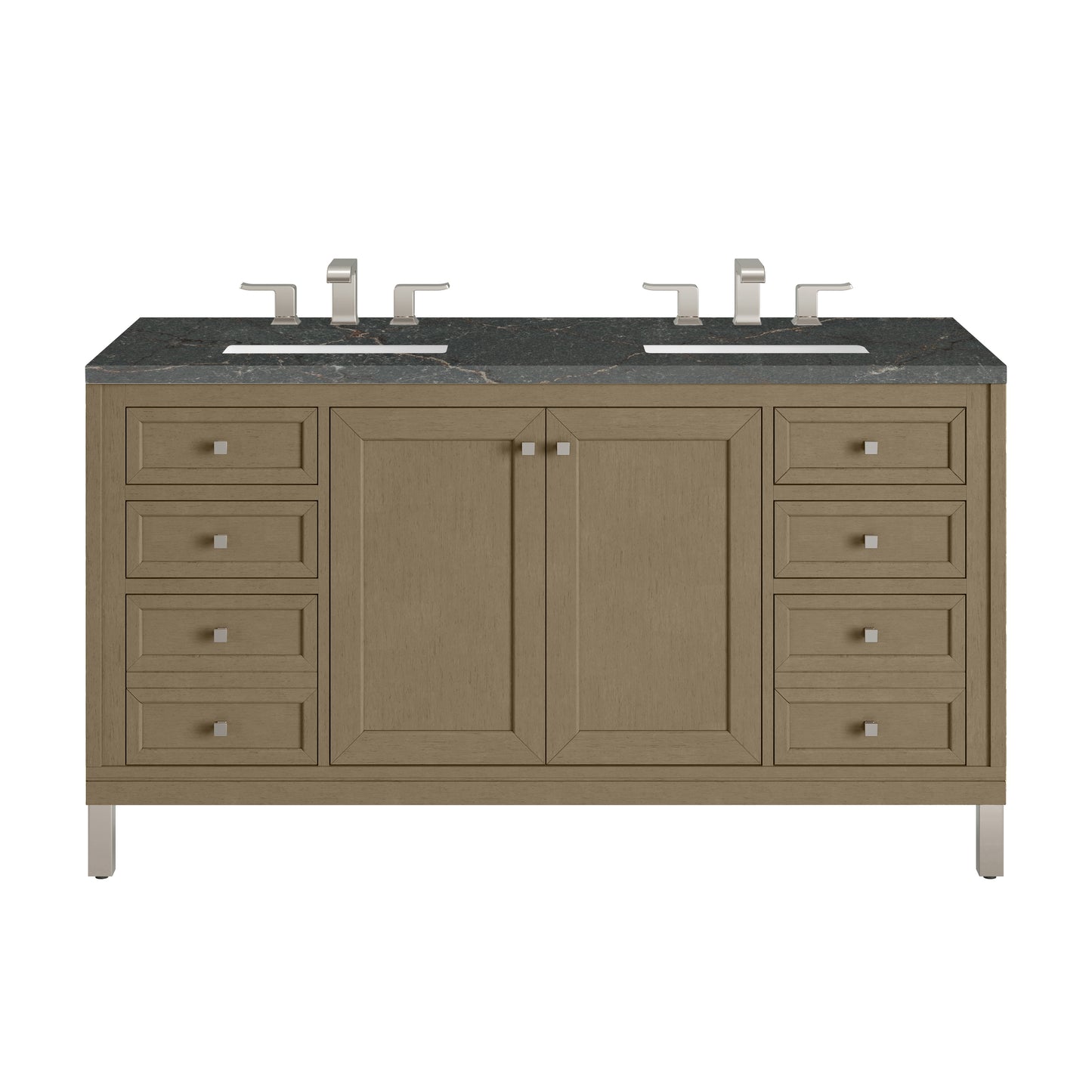 James Martin Chicago 60" Double Vanity with 3 CM Countertop