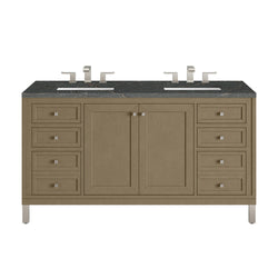 James Martin Chicago 60" Double Vanity with 3 CM Countertop
