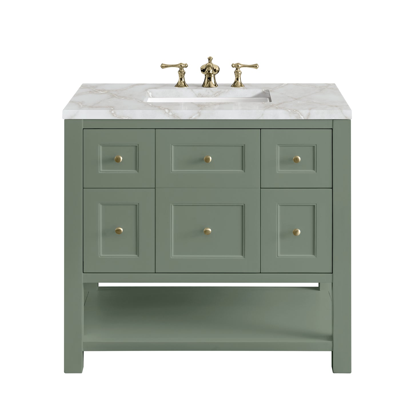James Martin Breckenridge 36" Single Vanity w/ 3CM Countertop