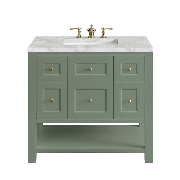 James Martin Breckenridge 36" Single Vanity w/ 3CM Countertop