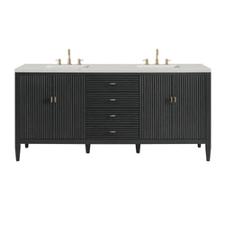 James Martin Myrrin 72" Double Vanity with 3 CM Countertop