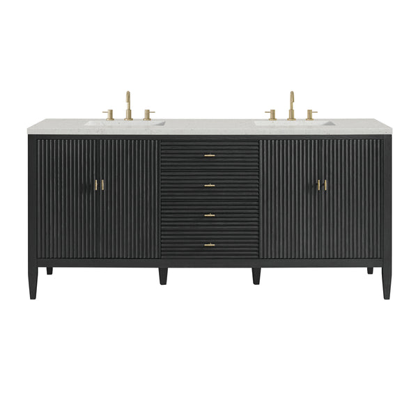 James Martin Myrrin 72" Double Vanity with 3 CM Countertop