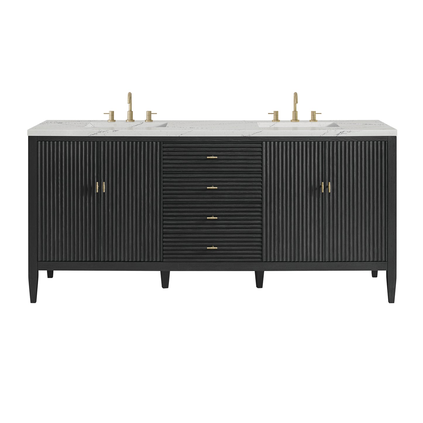 James Martin Myrrin 72" Double Vanity with 3 CM Countertop