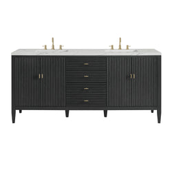 James Martin Myrrin 72" Double Vanity with 3 CM Countertop