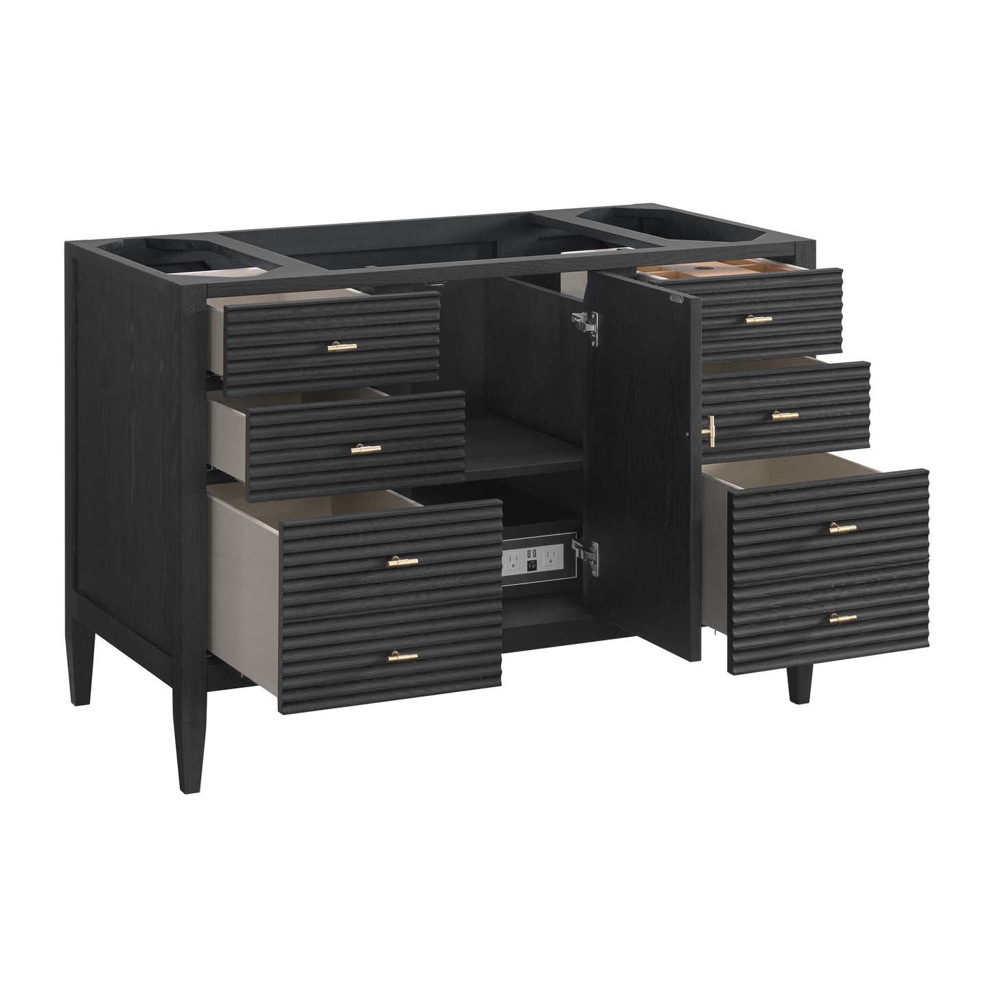 James Martin Myrrin 48" Single Vanity with 3 CM Countertop
