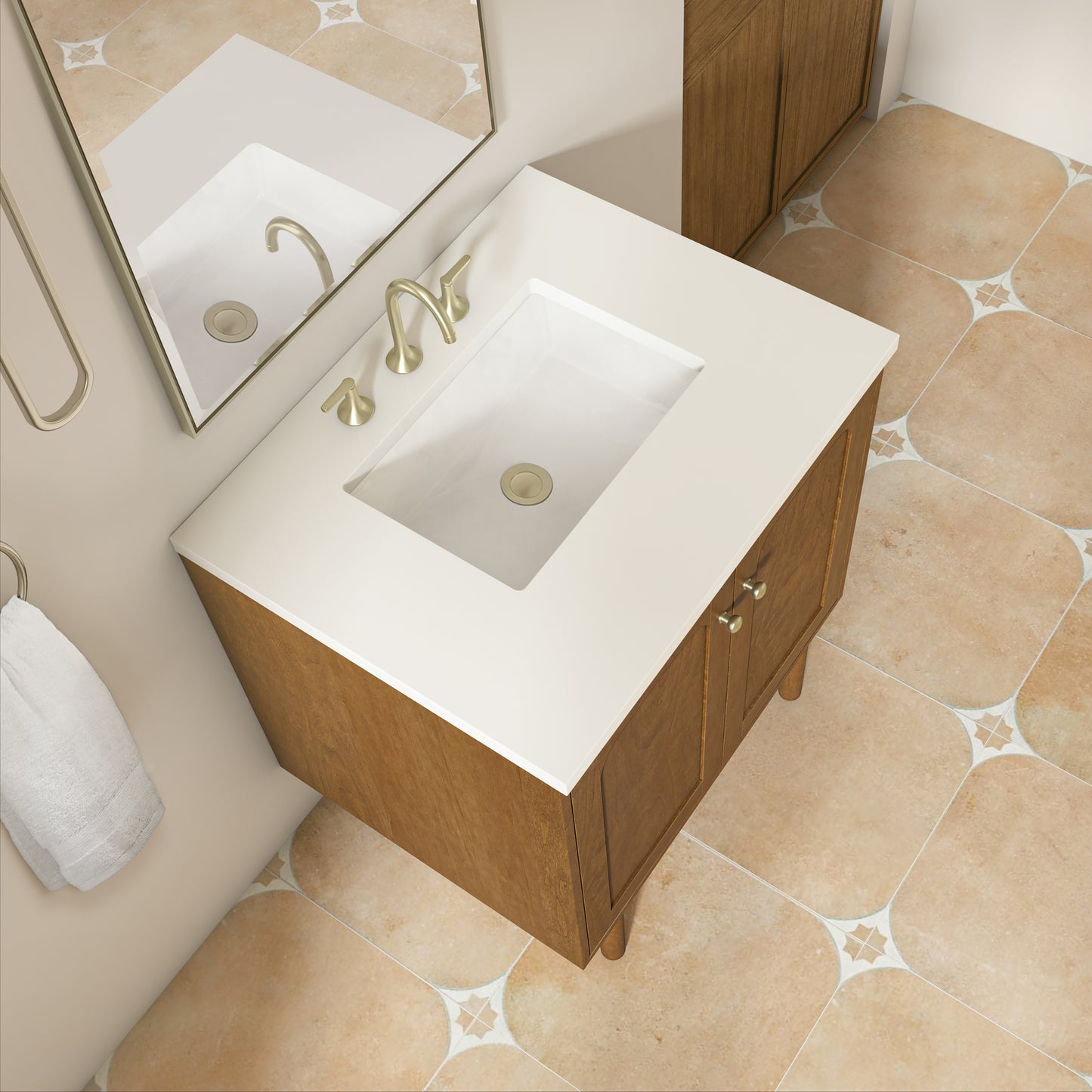 James Martin Laurent 30" Single Vanity with 3 CM Countertop