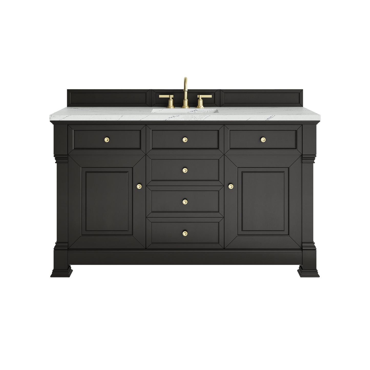 James Martin Brookfield 60" Single Vanity with 3CM Countertop & FreePower Wireless Charger