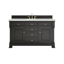 James Martin Brookfield 60" Single Vanity with 3CM Countertop & FreePower Wireless Charger