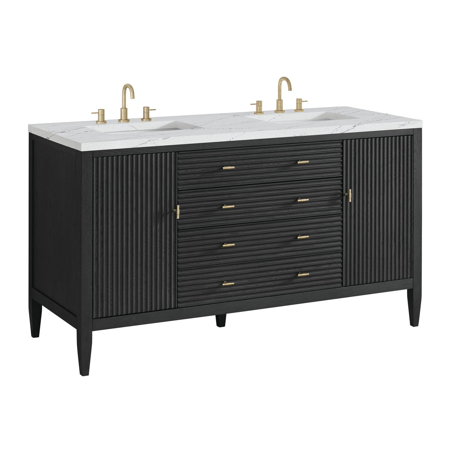 James Martin Myrrin 60" Double Vanity with 3 CM Countertop