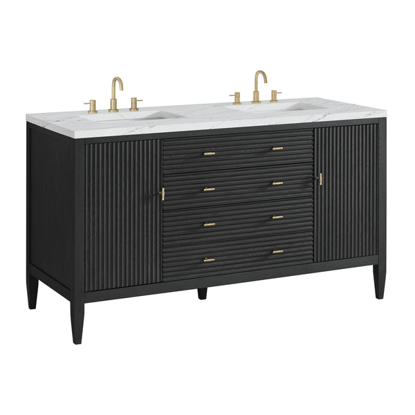 James Martin Myrrin 60" Double Vanity with 3 CM Countertop