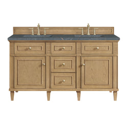 James Martin Lorelai 60" Double Vanity with 3 CM Countertop & FreePower Wireless Charger