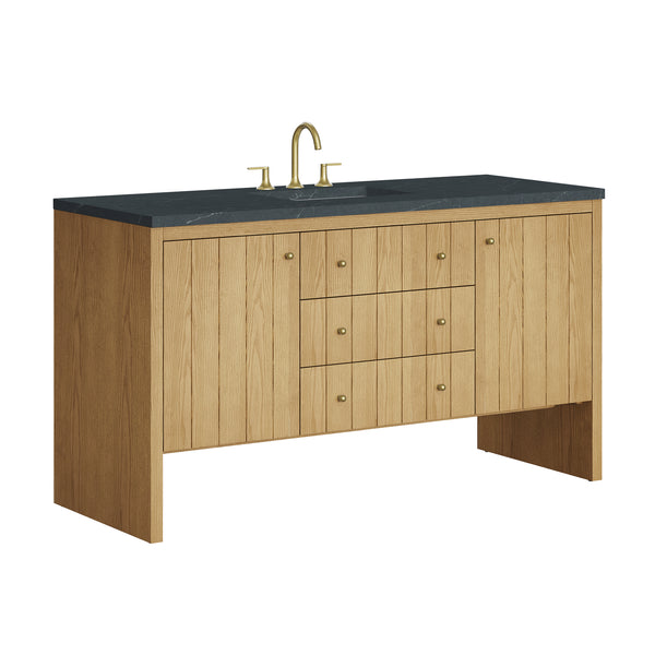 James Martin Hudson 60" Single Vanity with 3 CM Countertop