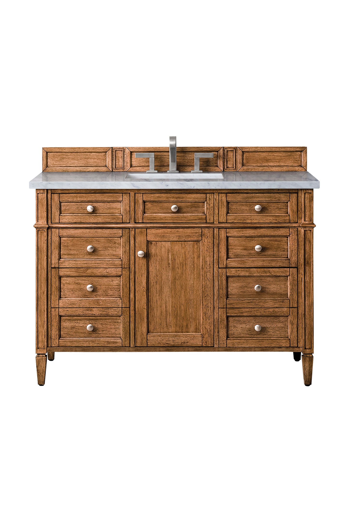 James Martin Brittany 48" Single Vanity with 3 CM Countertop & FreePower Wireless Charger