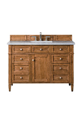 James Martin Brittany 48" Single Vanity with 3 CM Countertop & FreePower Wireless Charger
