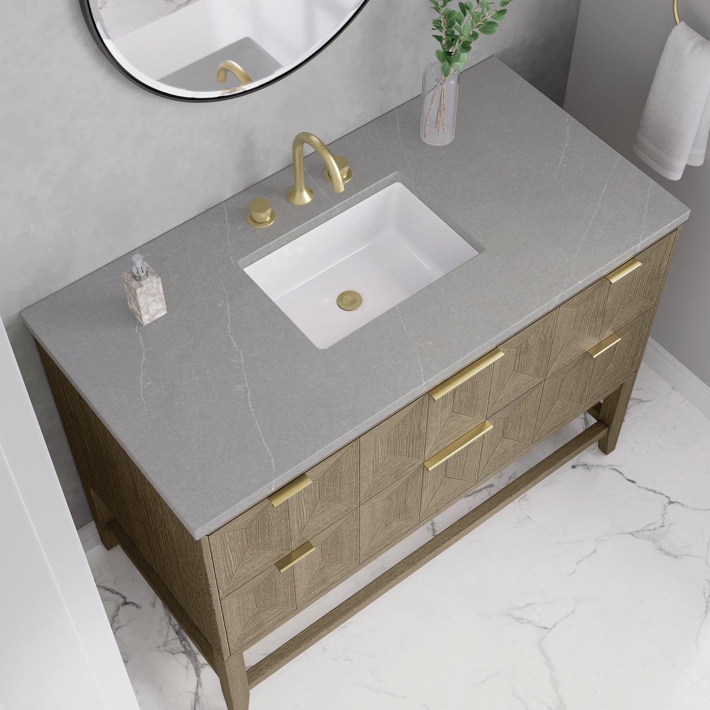 James Martin 48" Emmeline Single Vanity - Luxe Bathroom Vanities