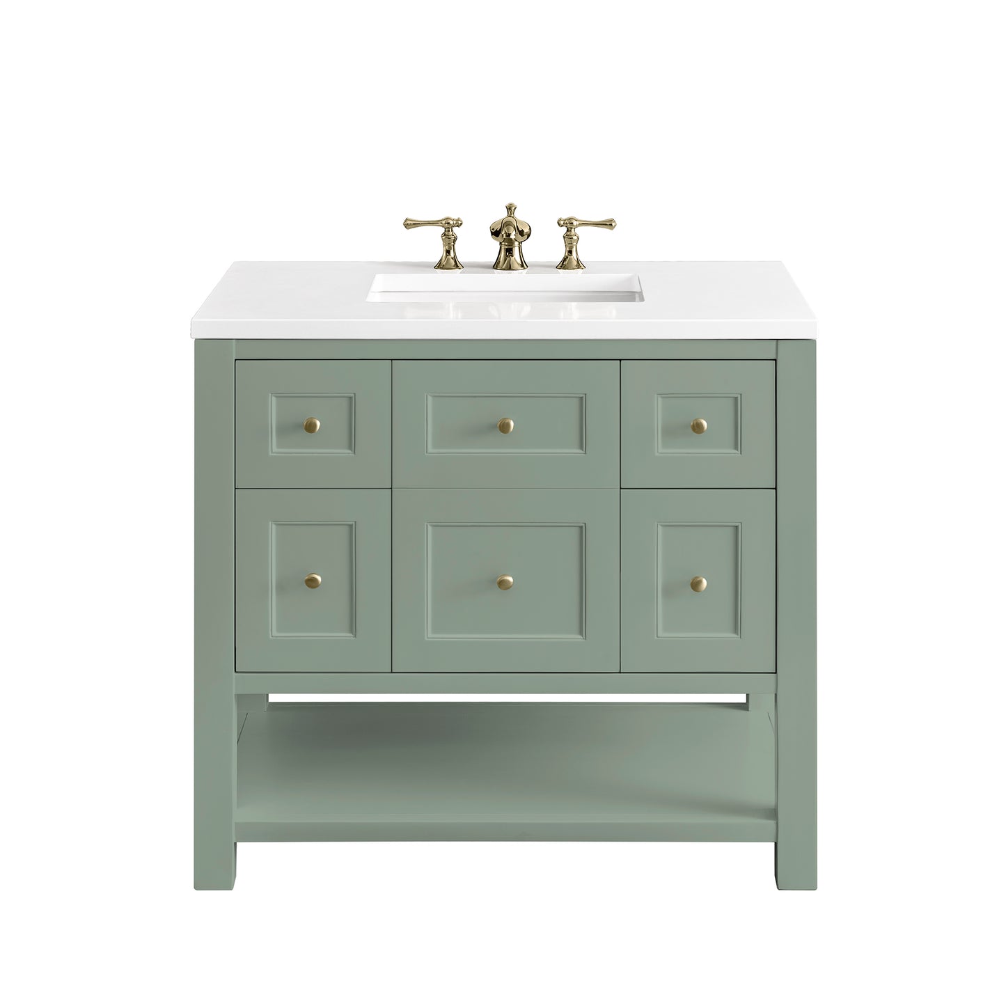 James Martin Breckenridge 36" Single Vanity w/ 3CM Countertop