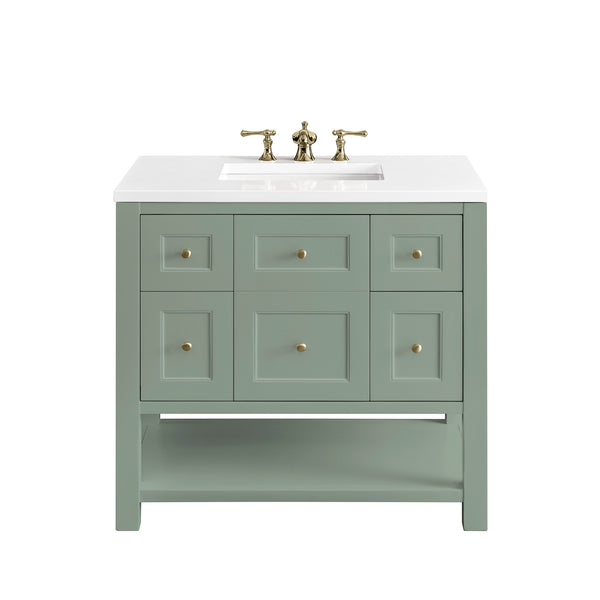 James Martin Breckenridge 36" Single Vanity w/ 3CM Countertop