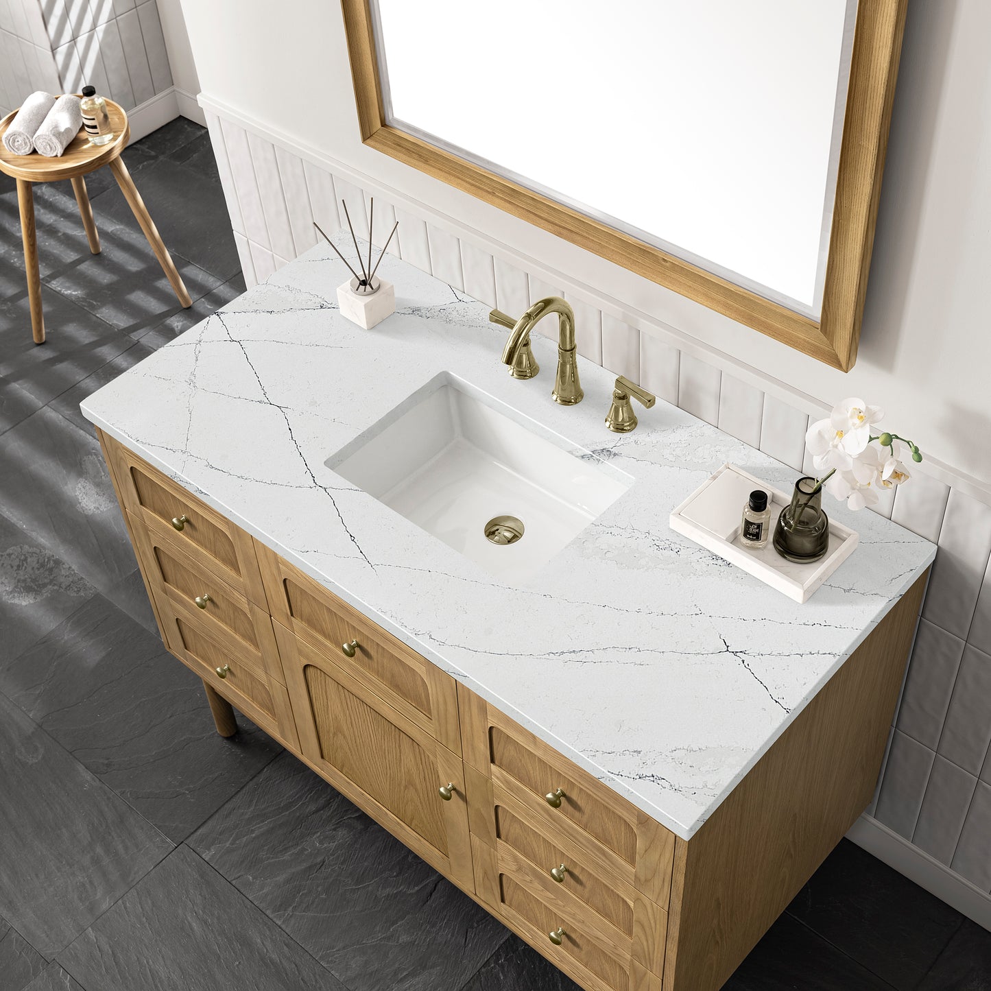 James Martin Laurent 48" Single Vanity with 3 CM Countertop