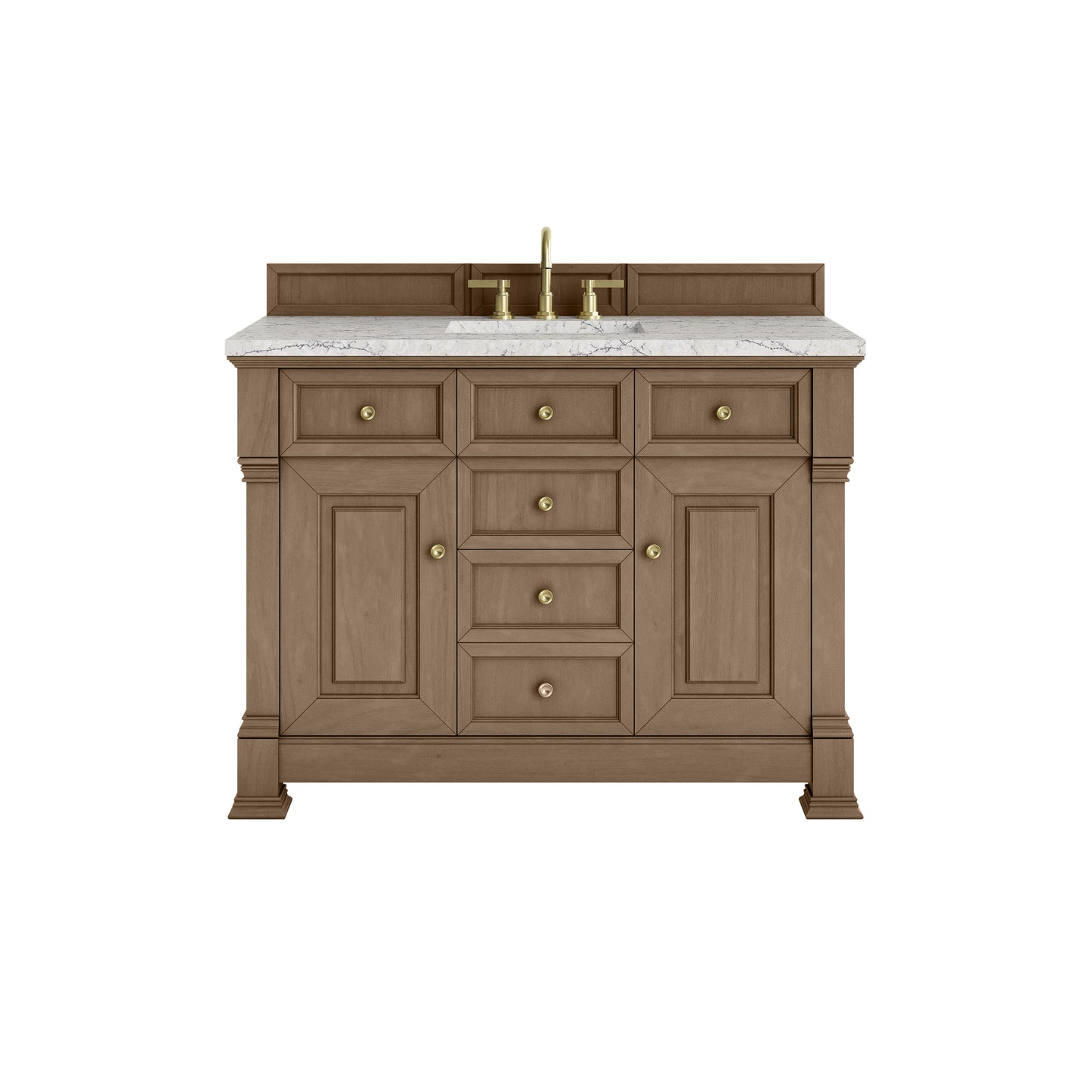 James Martin Brookfield 48" Single Vanity with 3 CM Countertop & FreePower Wireless Charger