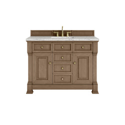 James Martin Brookfield 48" Single Vanity with 3 CM Countertop & FreePower Wireless Charger
