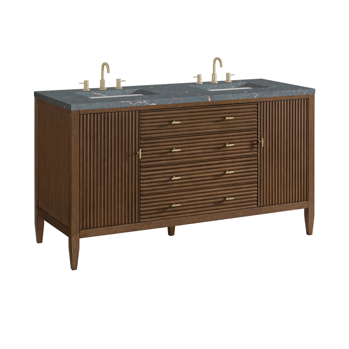 James Martin Myrrin 60" Double Vanity with 3 CM Countertop