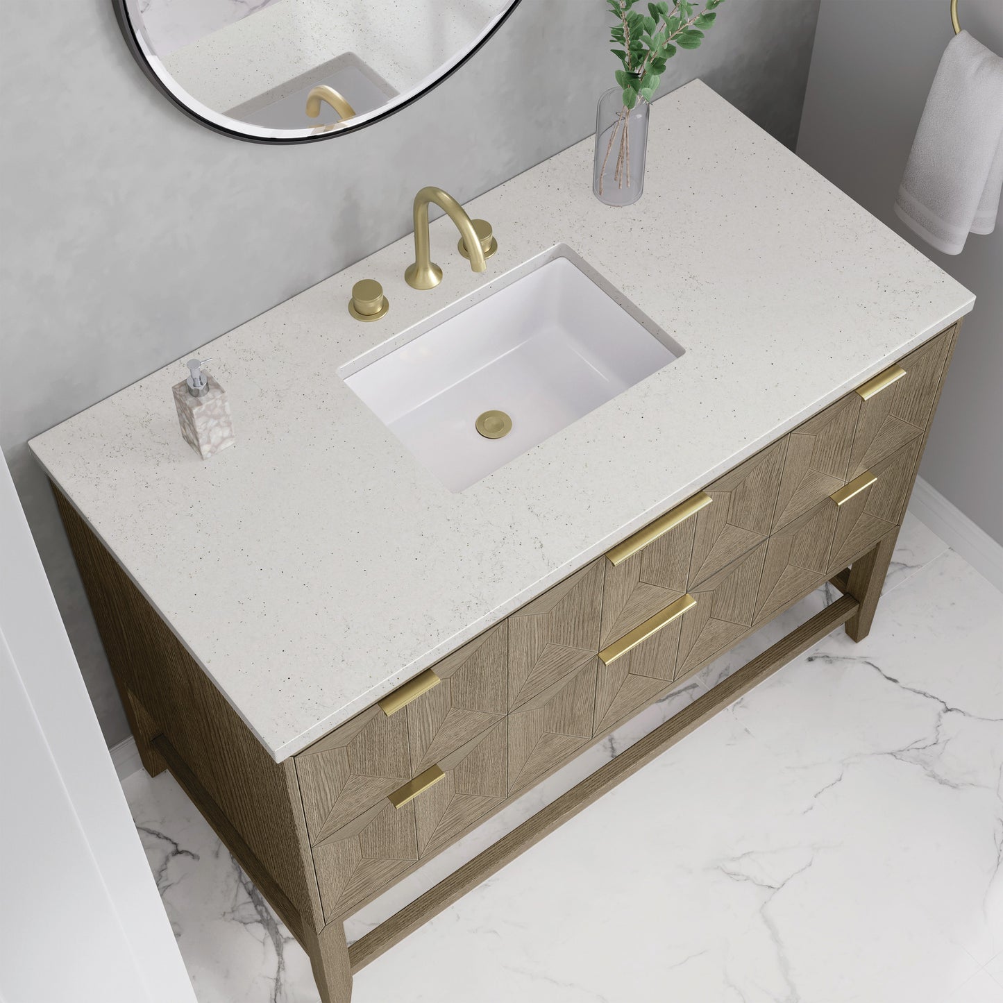 James Martin 48" Emmeline Single Vanity - Luxe Bathroom Vanities