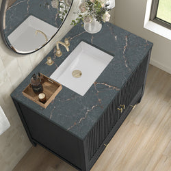 James Martin Myrrin 36" Single Vanity with 3 CM Countertop