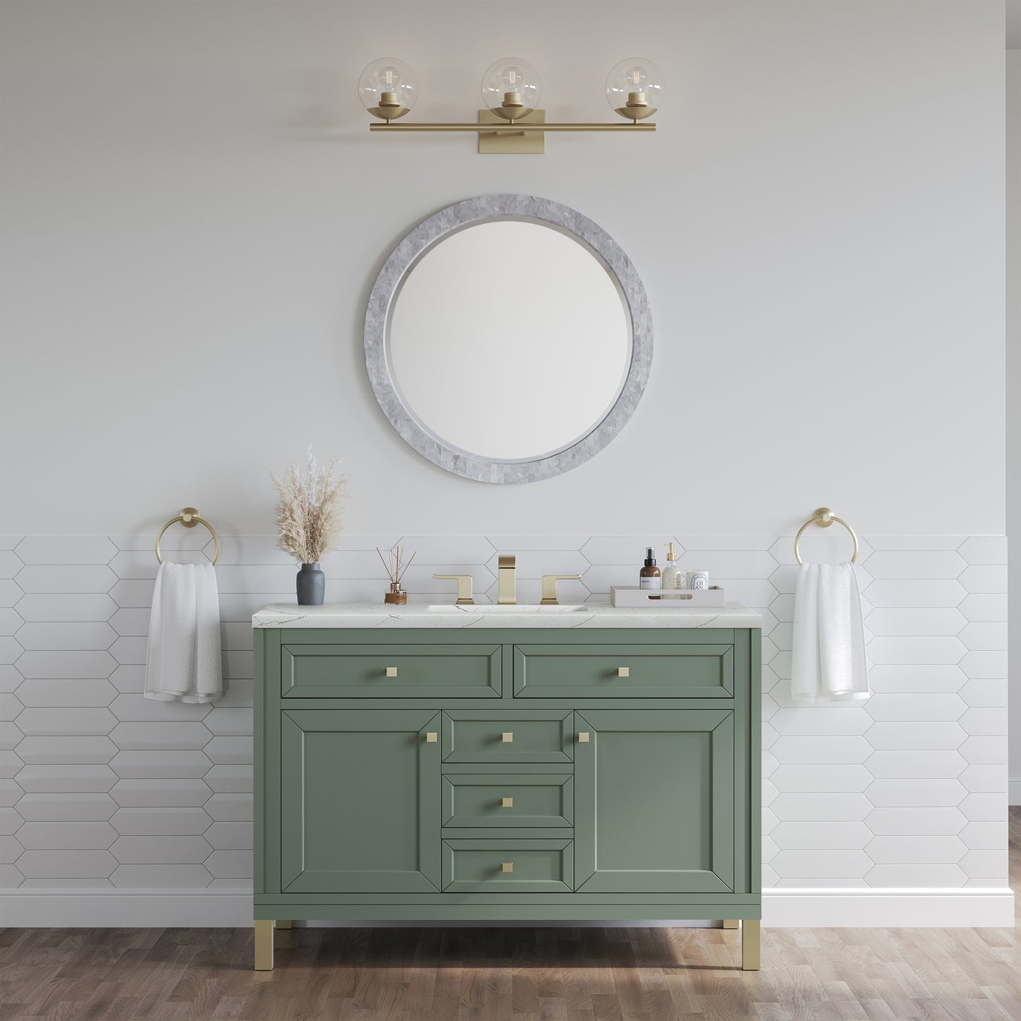 James Martin Chicago 48" Single Vanity with 3 CM Countertop
