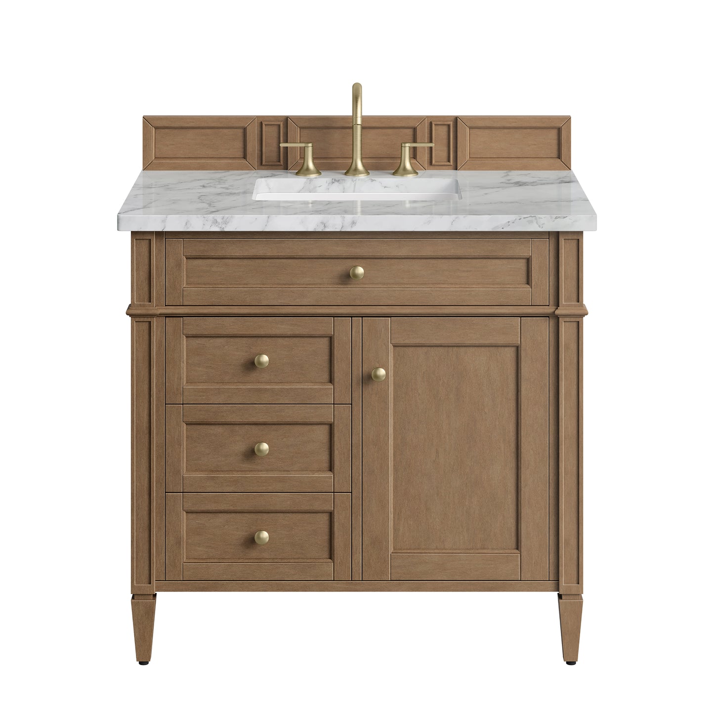 James Martin Brittany 36" Single Vanity with 3 Countertop