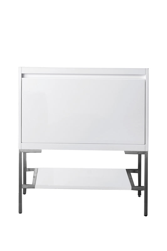 James Martin Mantova 31.5" Single Vanity Cabinet with Stand - Luxe Bathroom Vanities